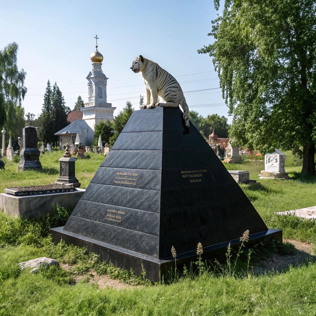 Концепт памятника, сгенерированный нейросетью