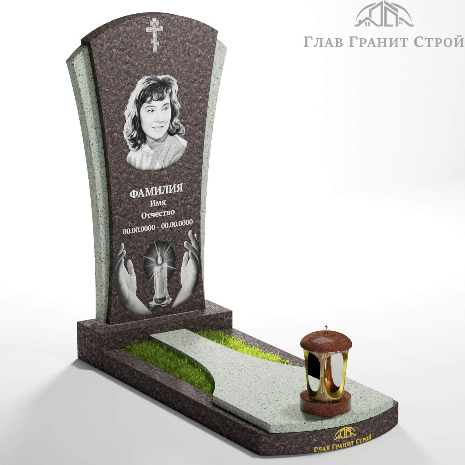 Комбинированный памятник КП06-02