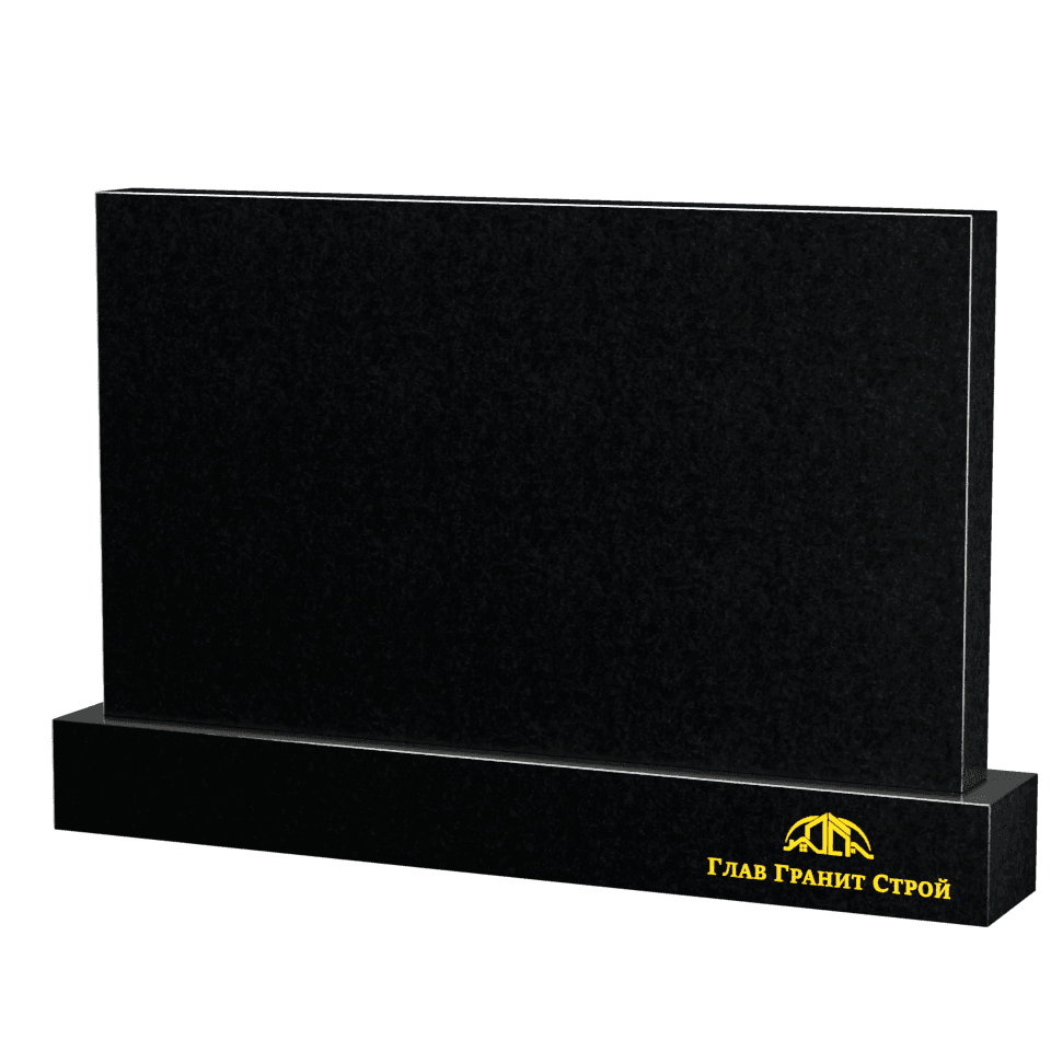 Стандартный горизонтальный памятник из букинского габбро-диабаза