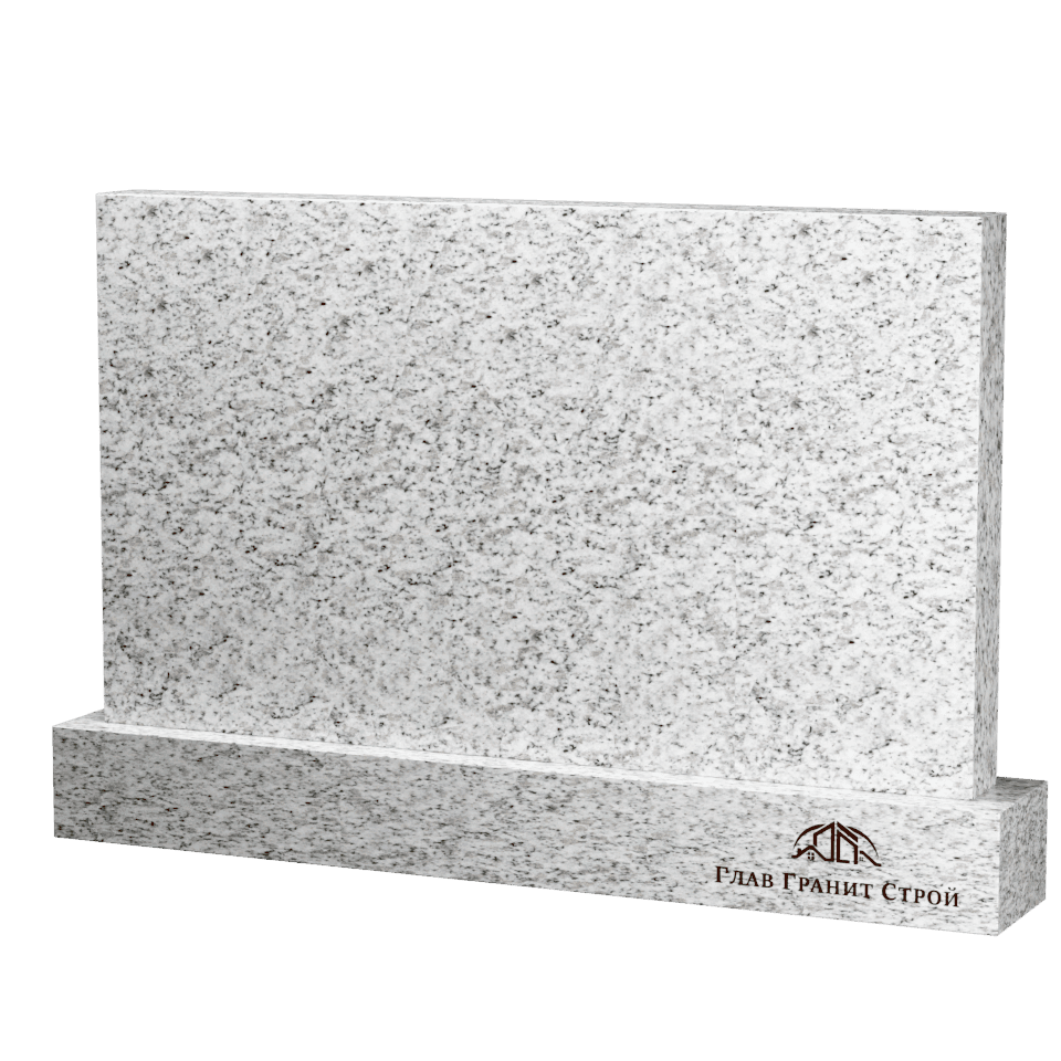 Стандартный горизонтальный памятник из покостовского гранита