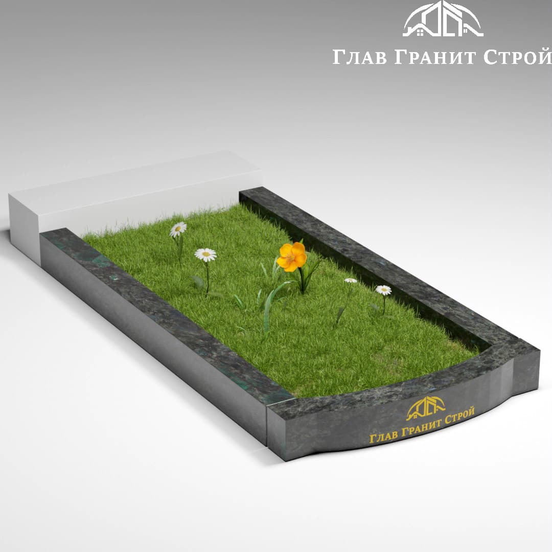 Цв05 Цветник Плечи лабрадорит