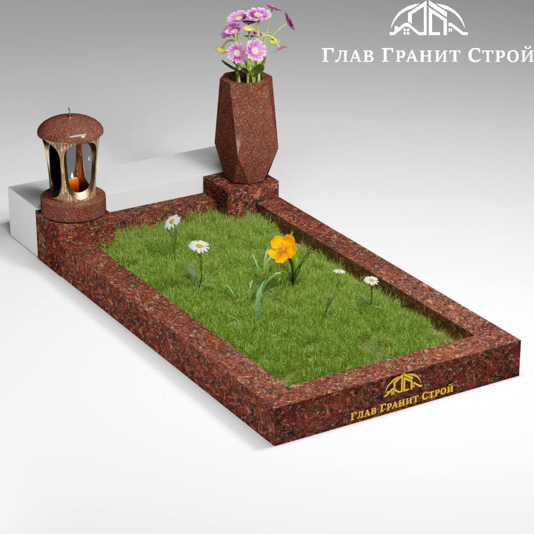 Цв02 Цветник с подставками капустинский