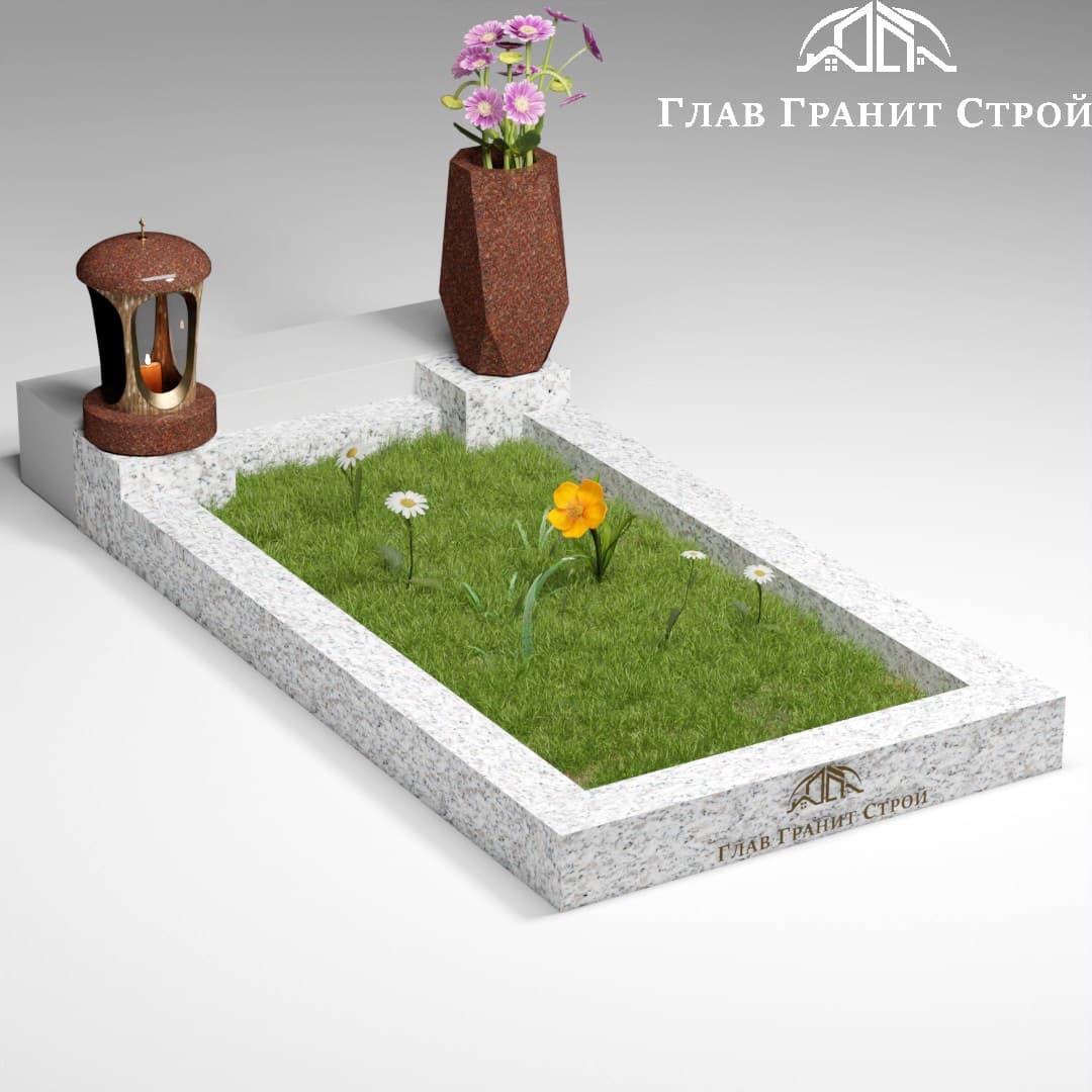 Цв02 Цветник с подставками покостовский