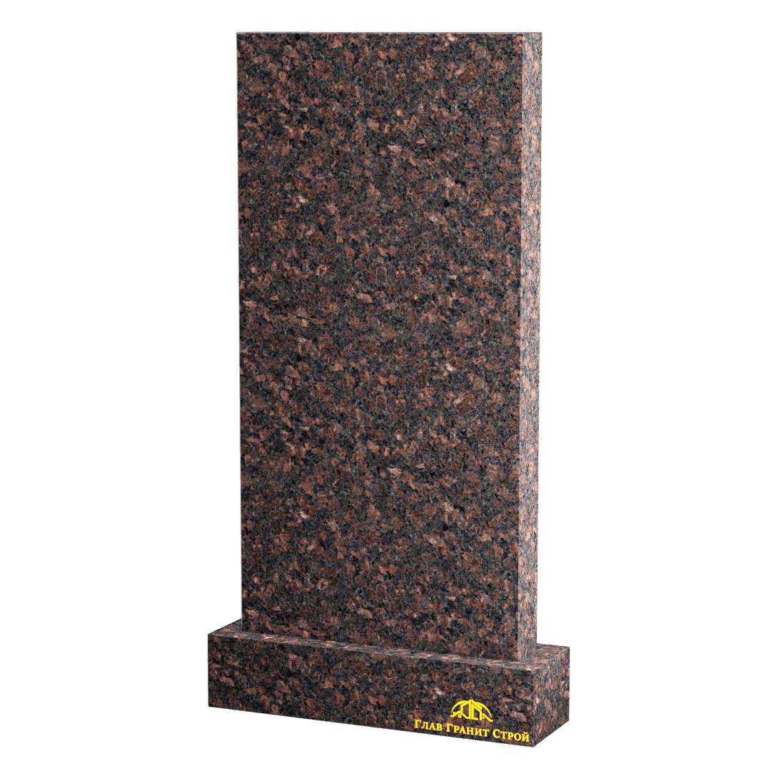 Стандартный вертикальный памятник из дымовского гранита