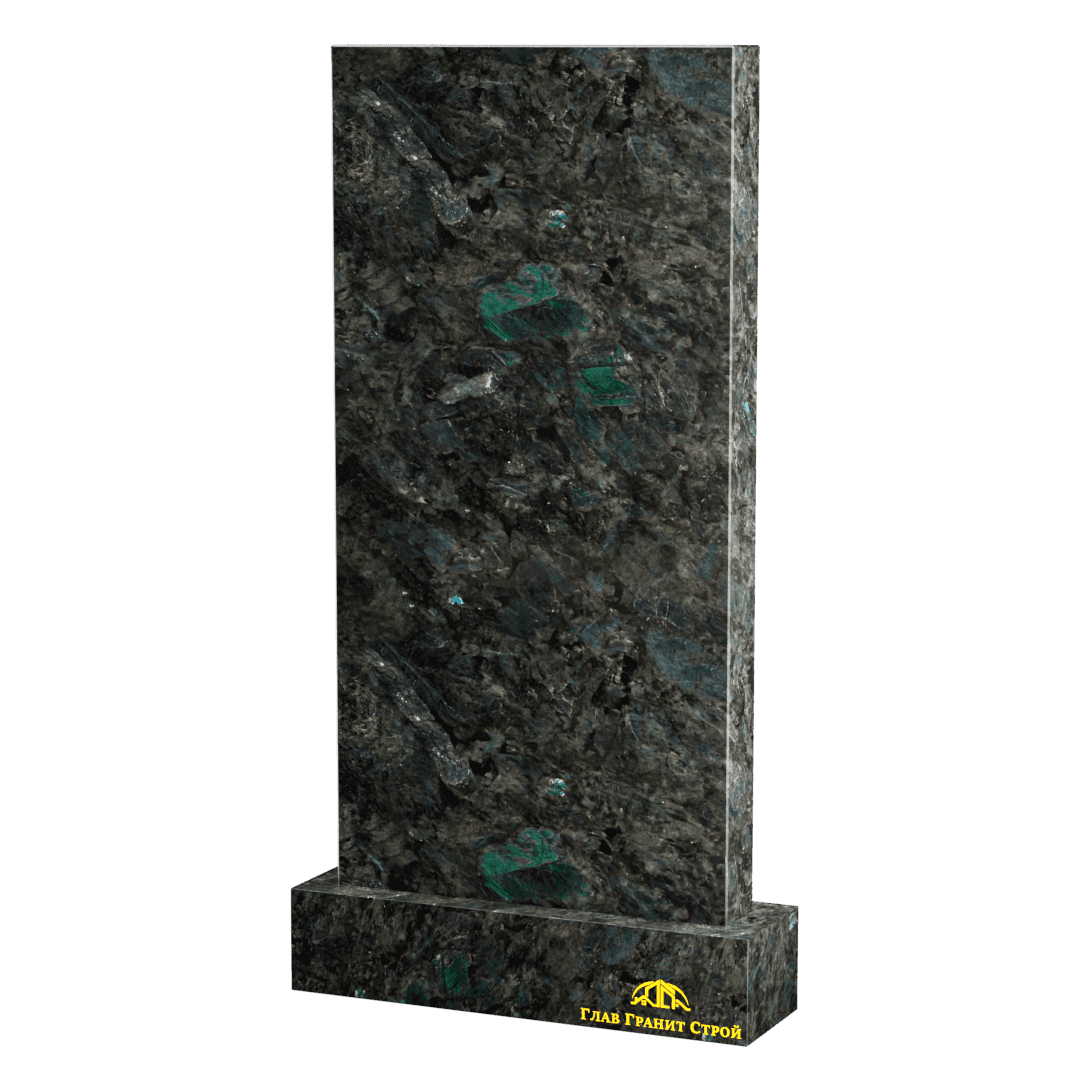 Стандартный вертикальный памятник из лабрадорита