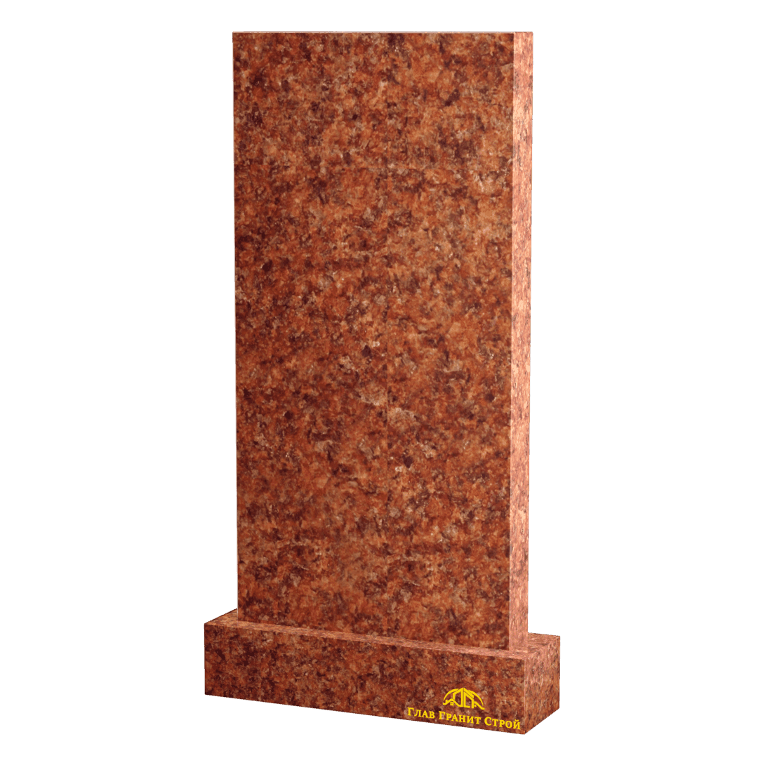 Стандартный вертикальный памятник из лезниковского гранита