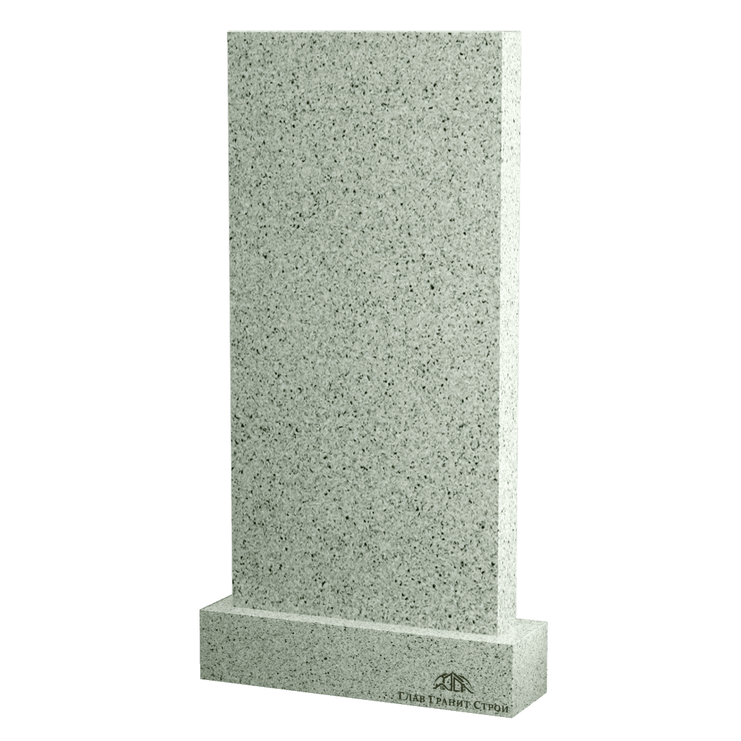 Стандартный вертикальный памятник из мансуровского гранита