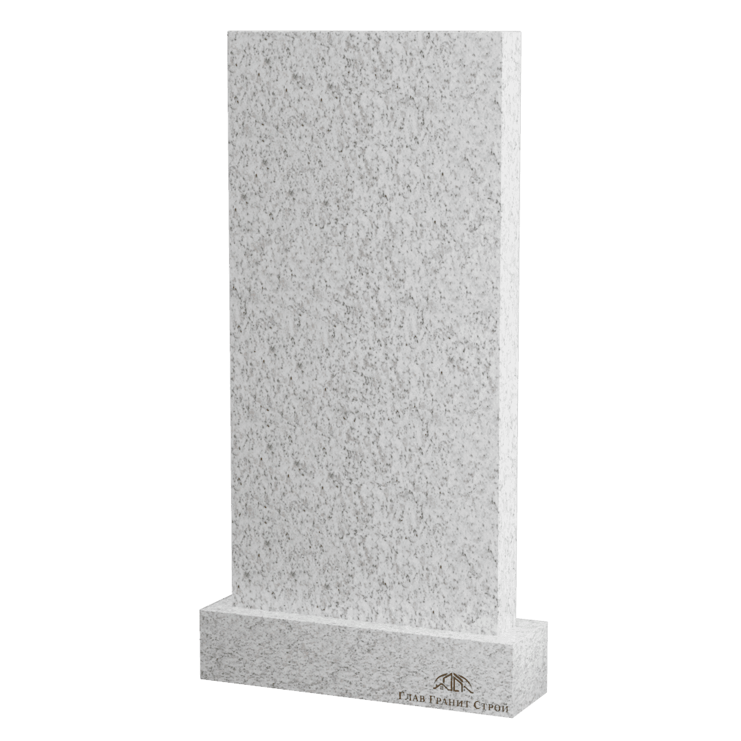 Стандартный вертикальный памятник из покостовского гранита