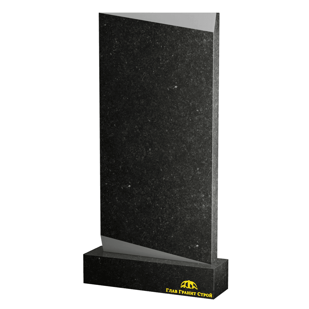 Прямоугольная стела из габбро-диабаза с косыми фасками