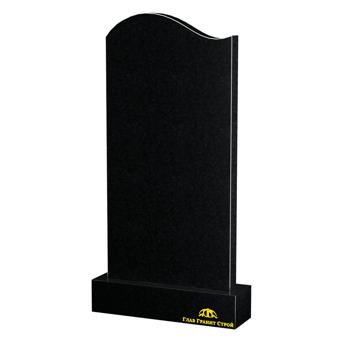 Вертикальный памятник "Волна" из букинского гранита