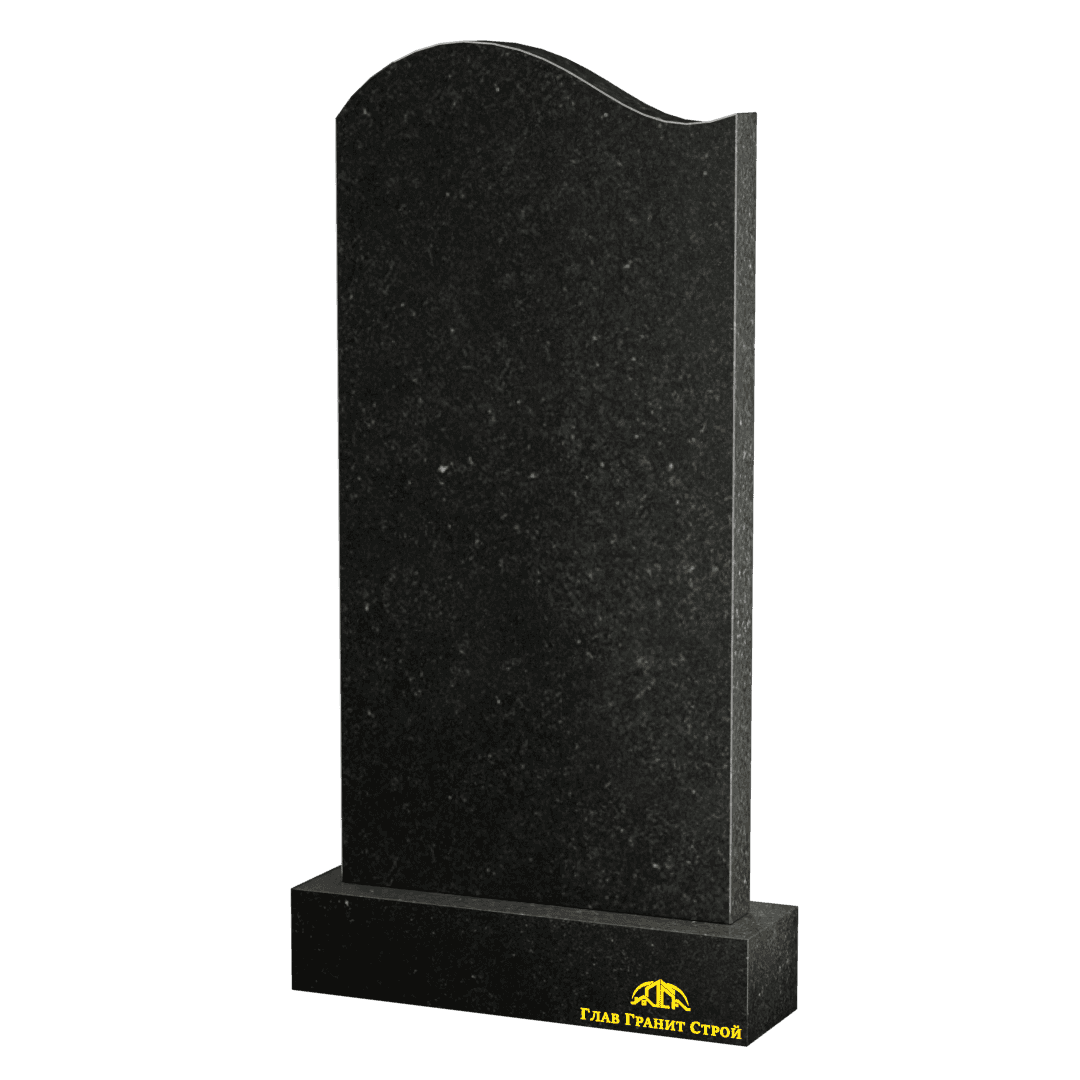 Вертикальный памятник "Волна" из габбро-диабаза