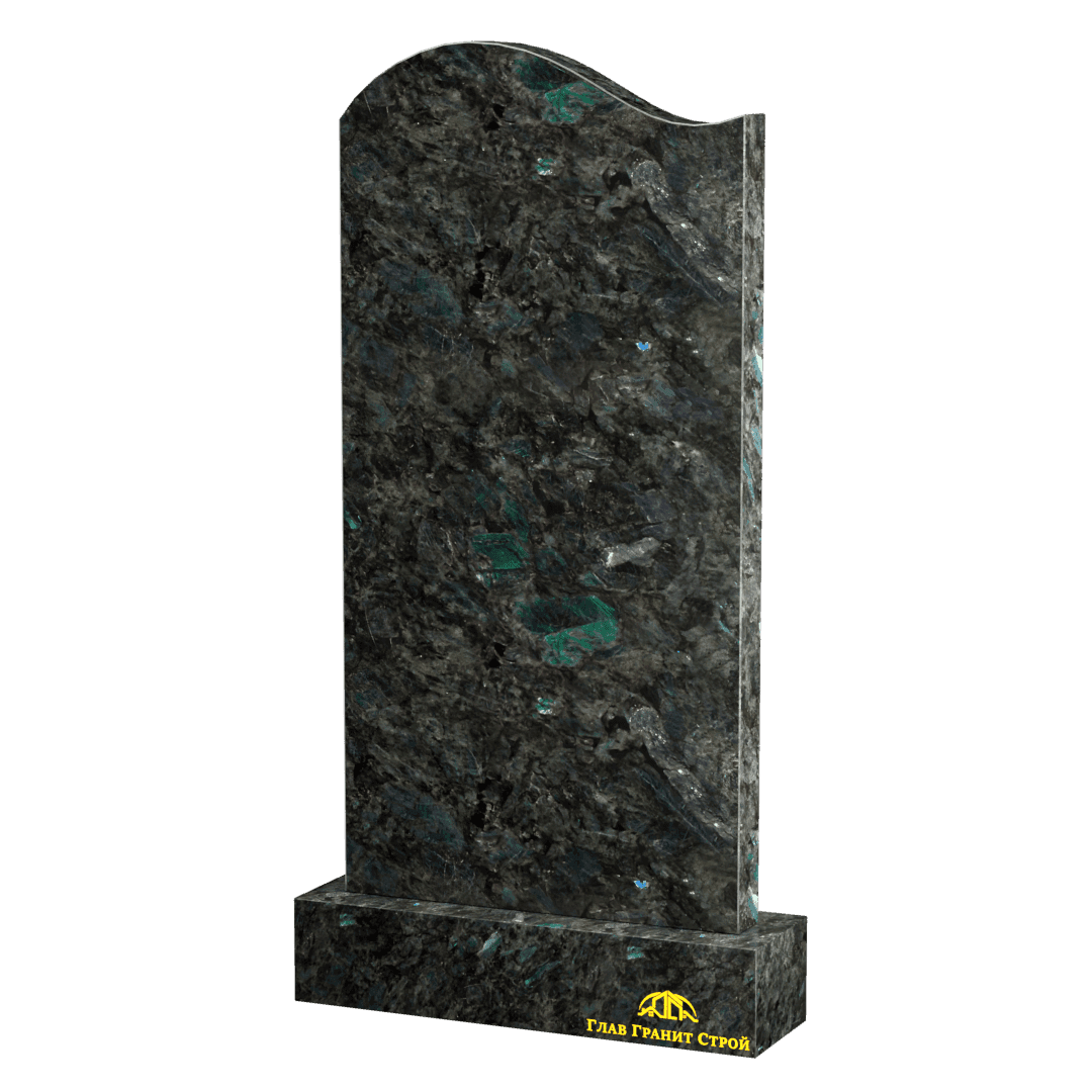 Вертикальный памятник "Волна" из лабродорита