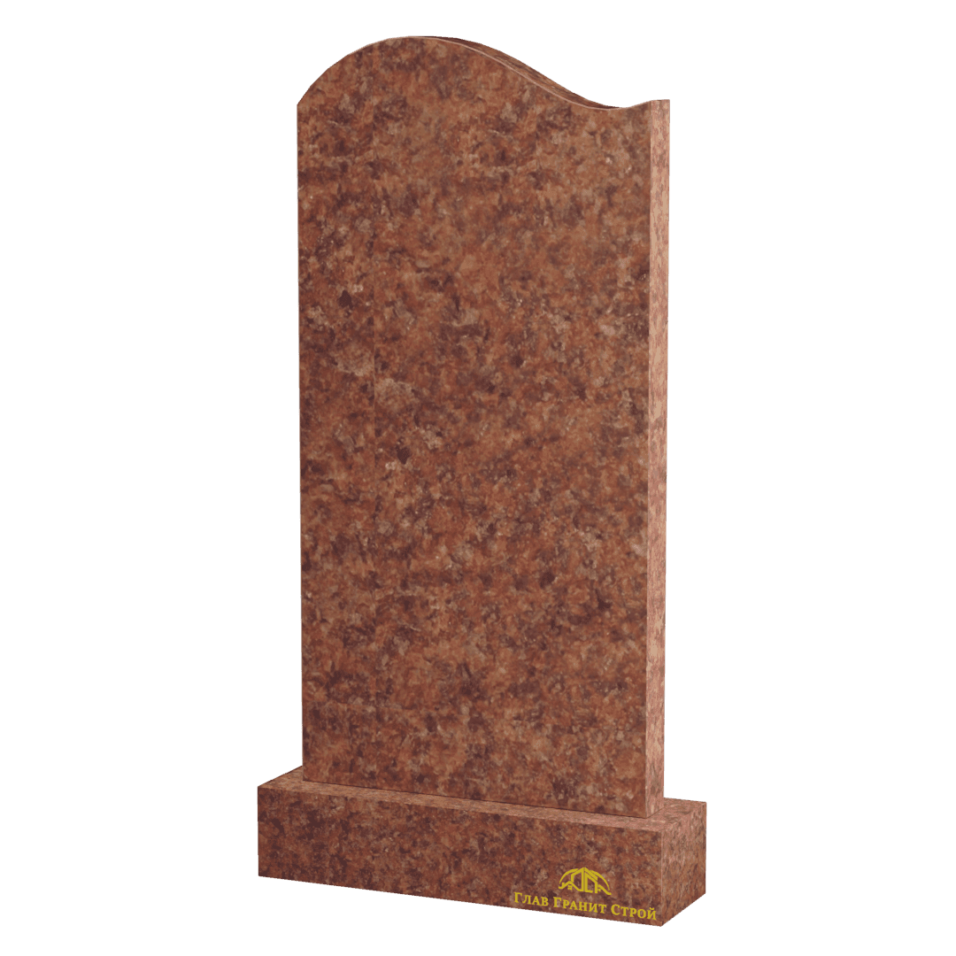 Вертикальный памятник "Волна" из лезниковского гранита