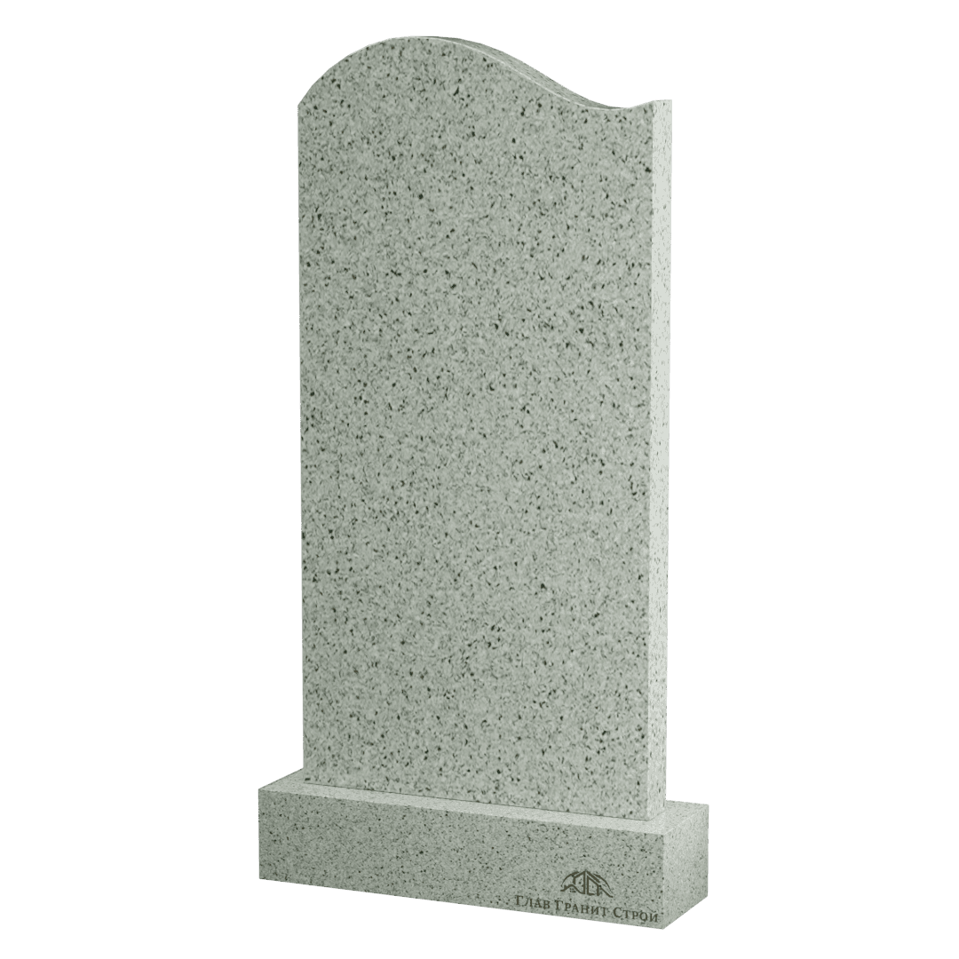 Вертикальный памятник "Волна" из мансуровского гранита