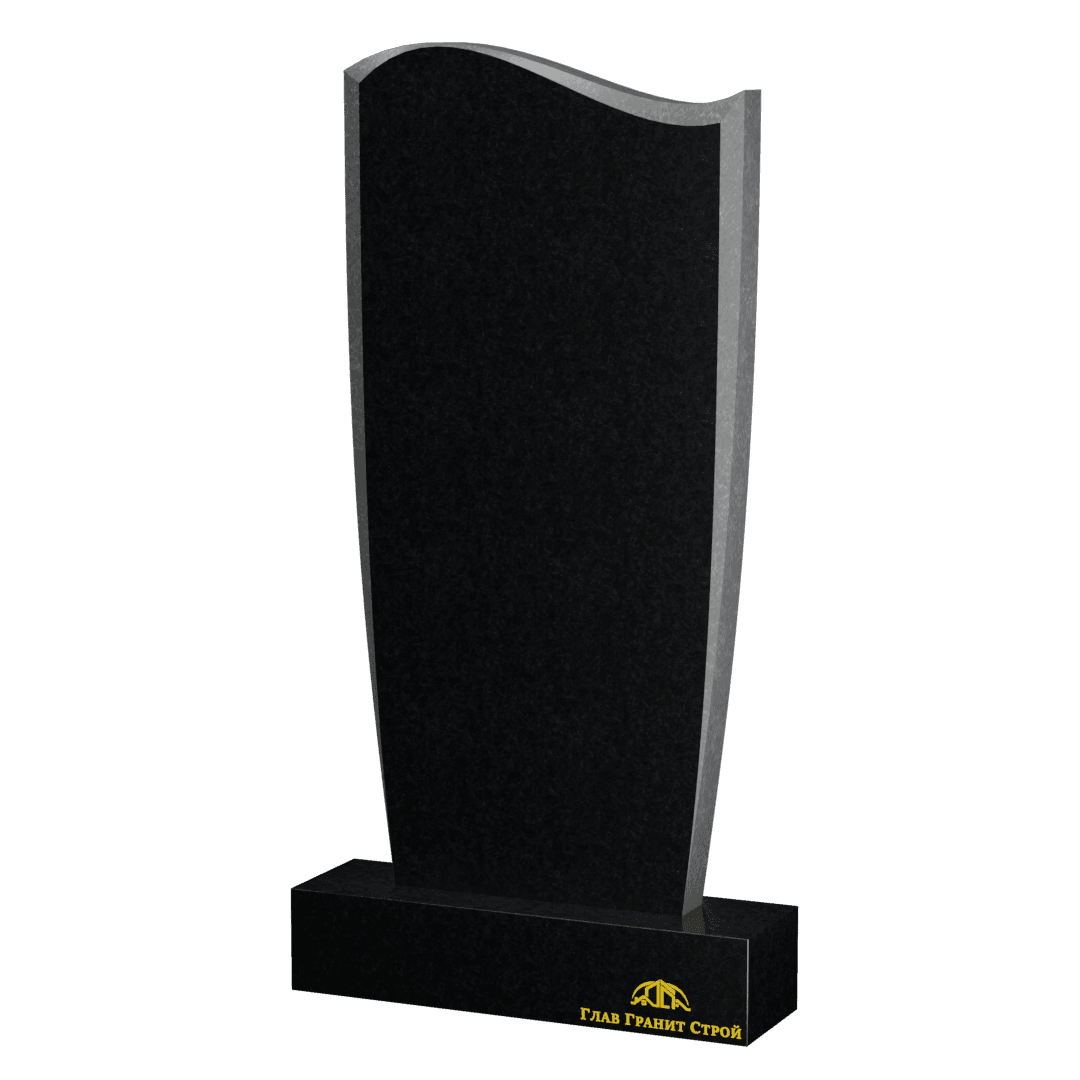 Волна из букинского гранита с плавными гранями