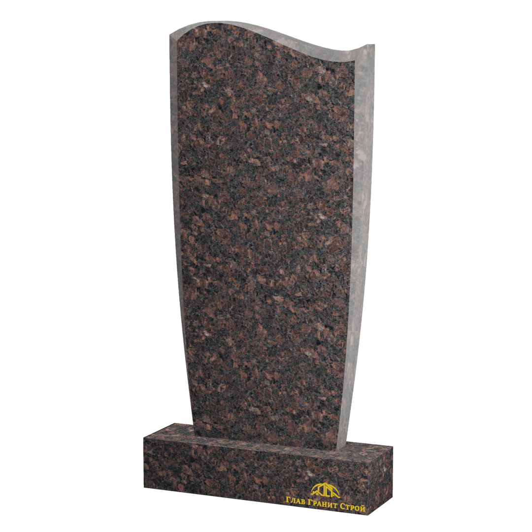 Волна из дымовского гранита с плавными гранями