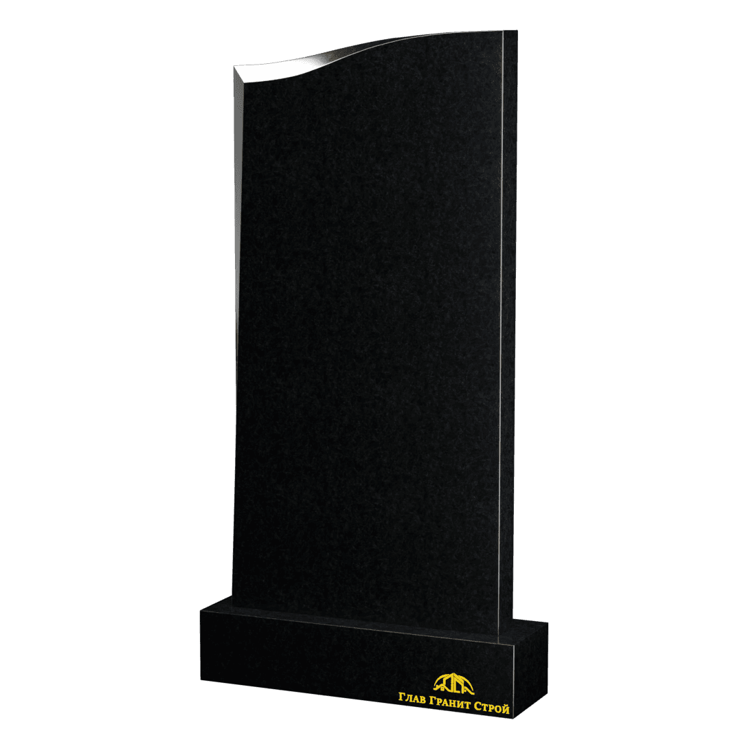 Волна из букинского гранита с фасками слева и вверху