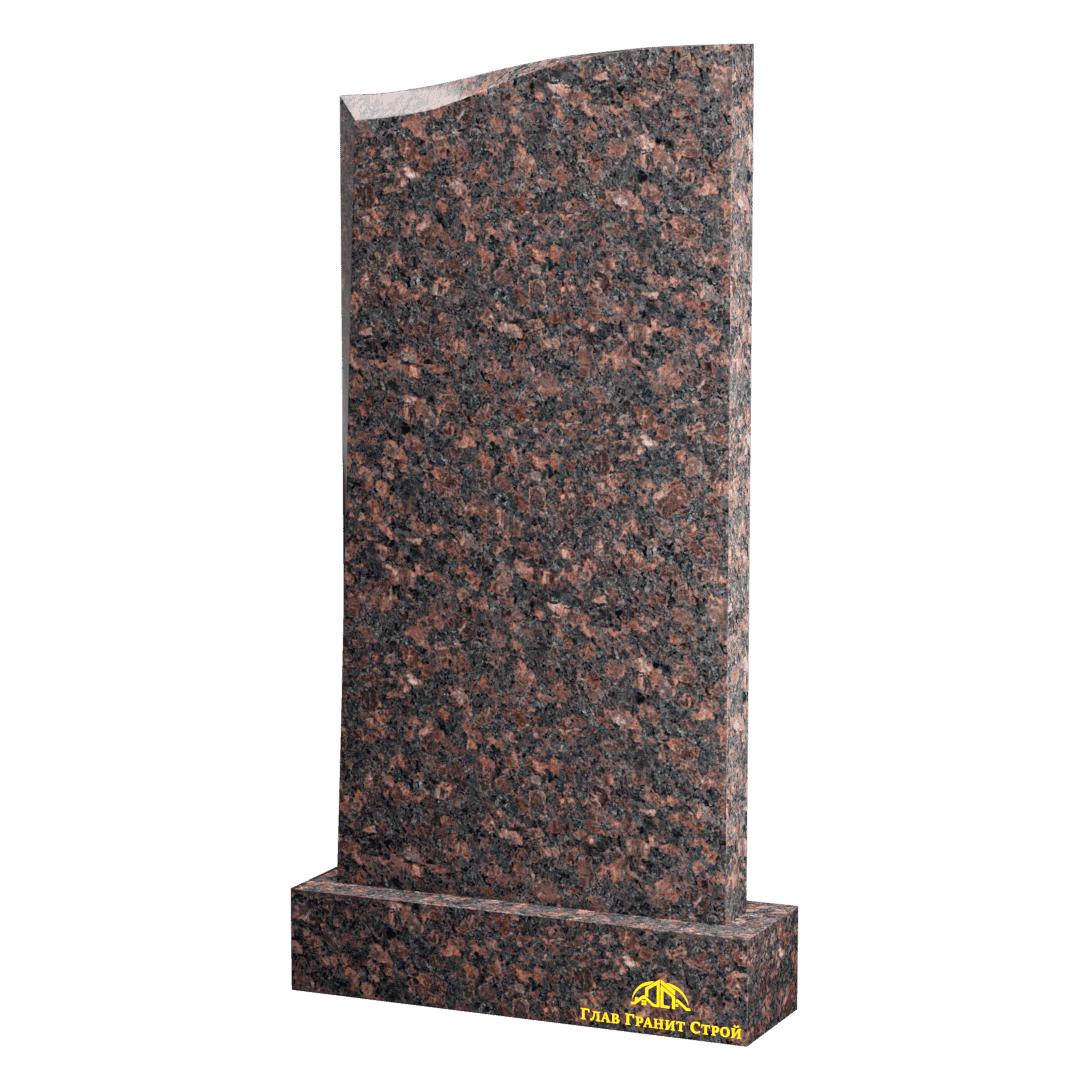 Волна из дымовского гранита с фасками слева и вверху