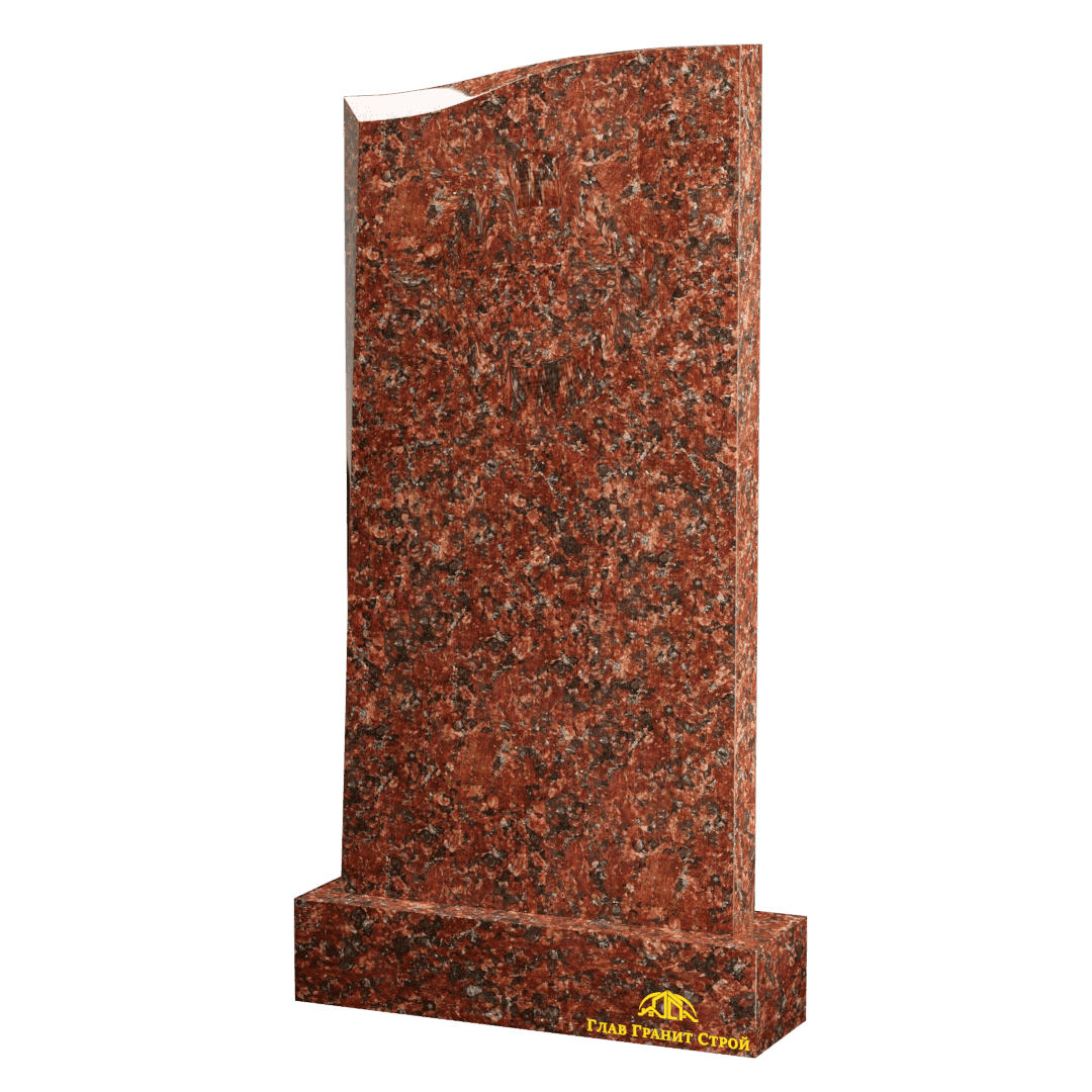 Волна из капустинского гранита с фасками слева и вверху