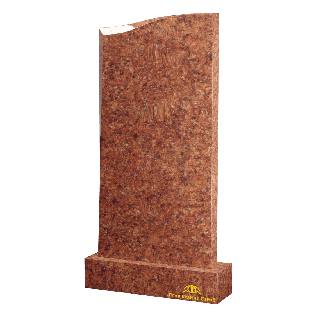 Волна из лезниковского гранита с фасками слева и вверху