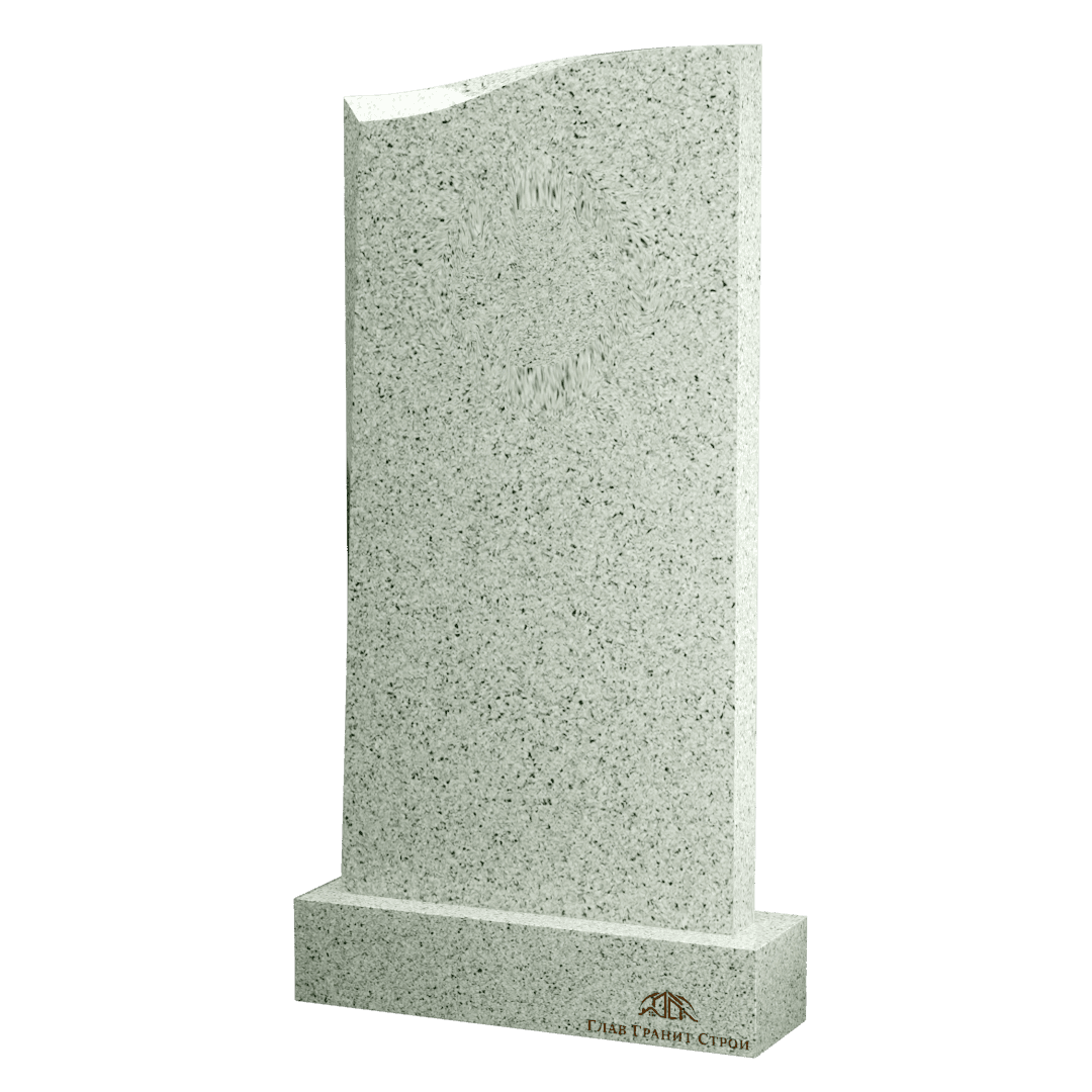 Волна из мансуровского гранита с фасками слева и вверху