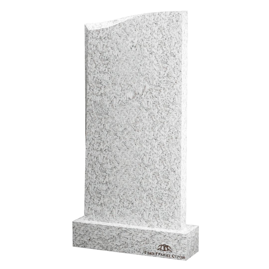 Волна из покостовского гранита с фасками слева и вверху