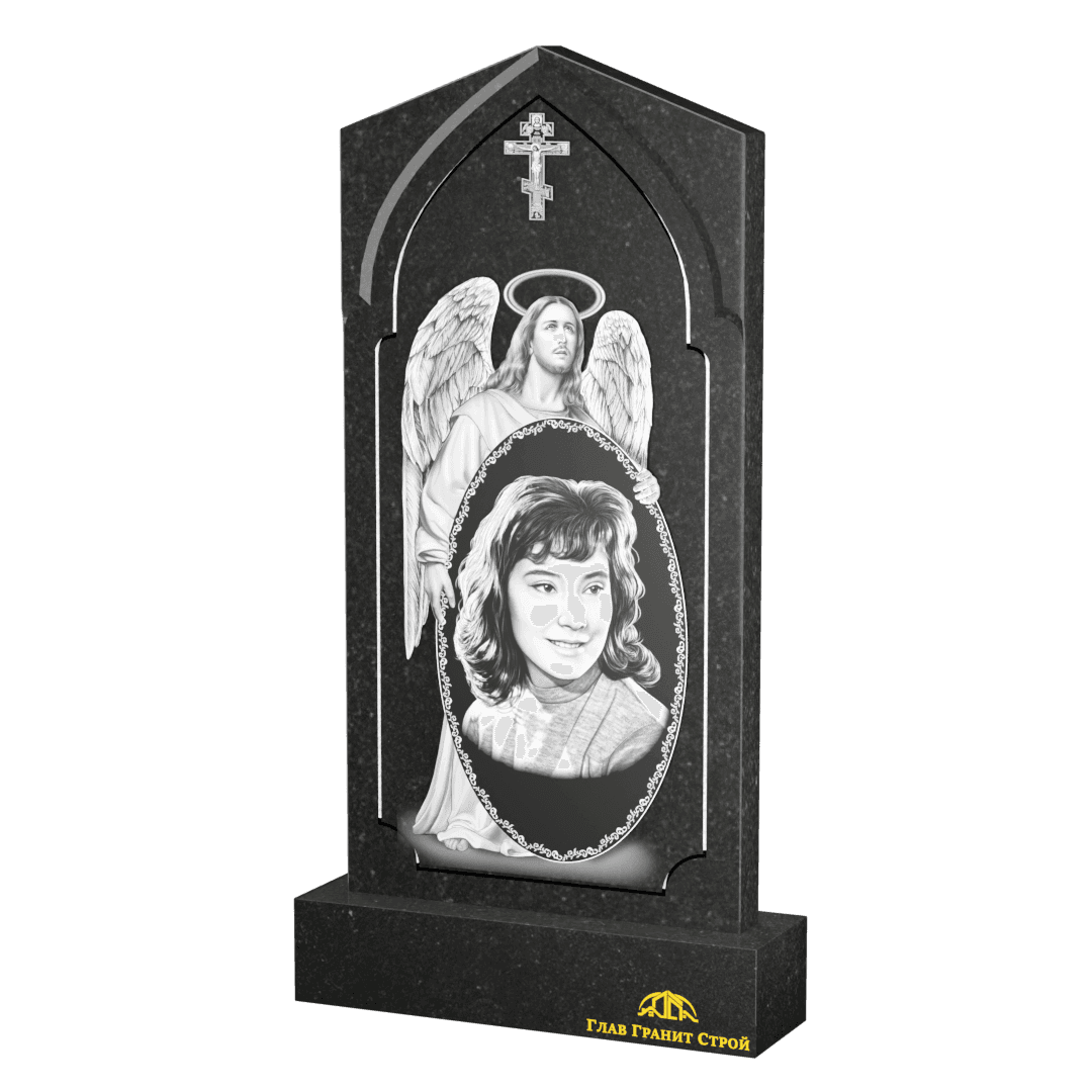 Купол Храма из габбро-диабаза в нише с оформлением