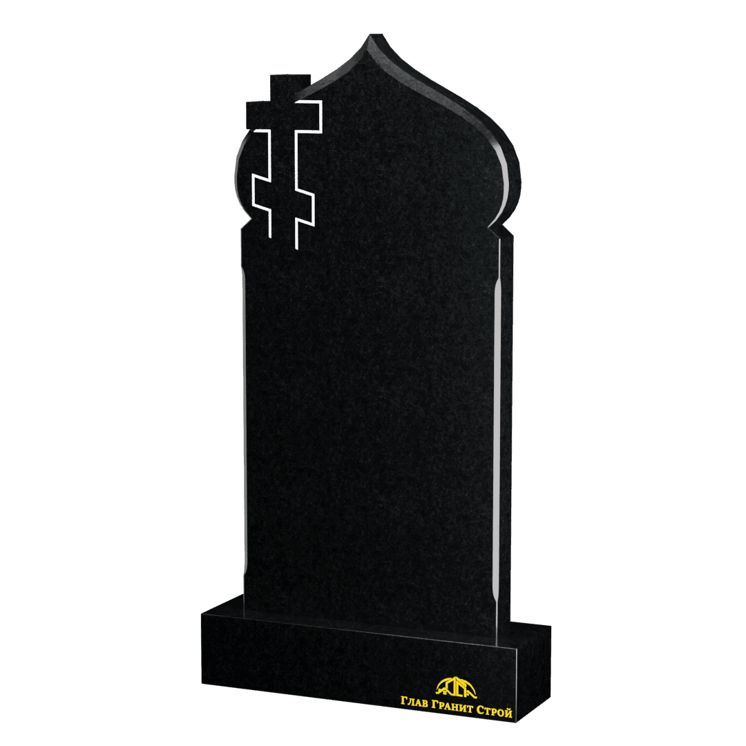 Купол из букинского гранита с крестом