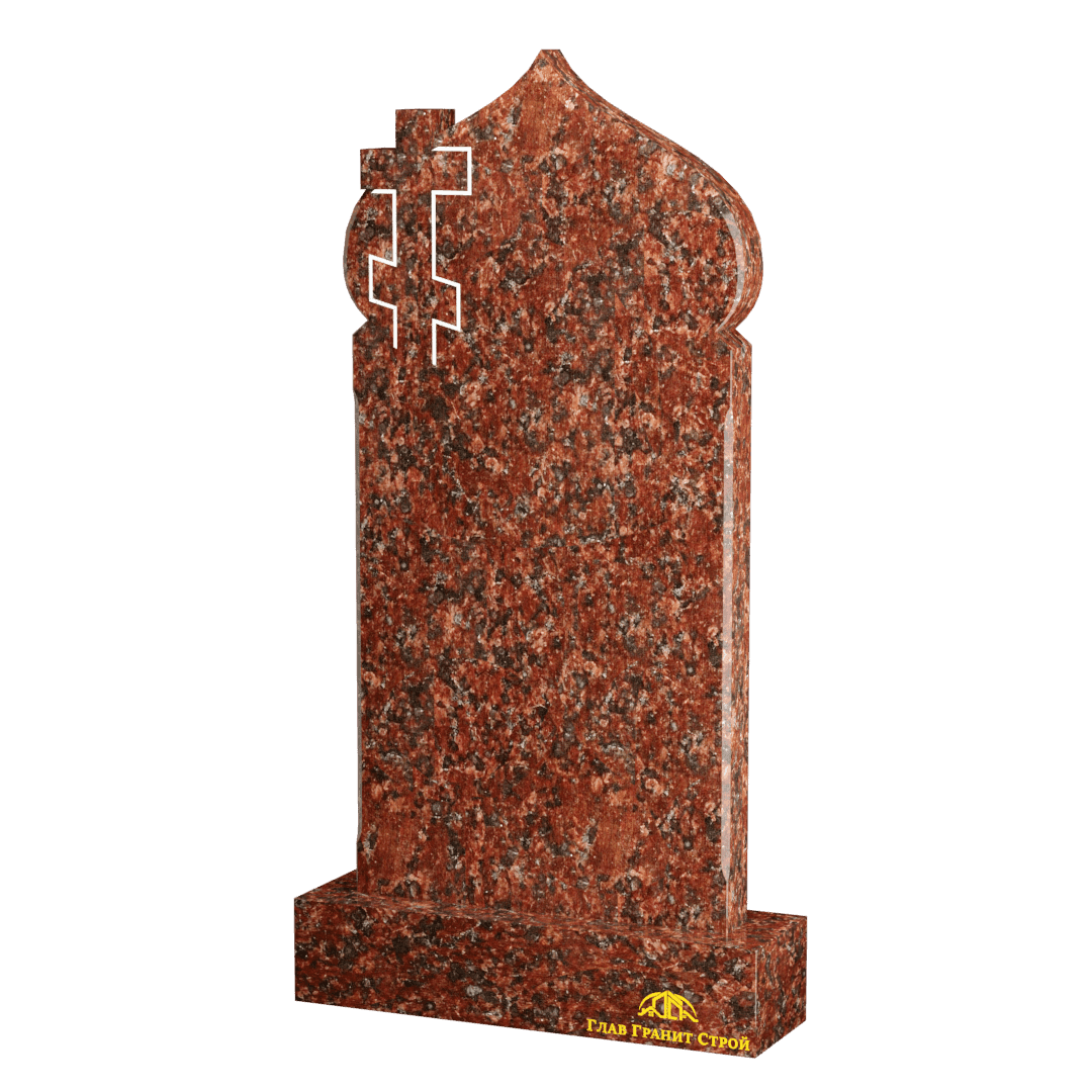 Купол из капустинского гранита с крестом