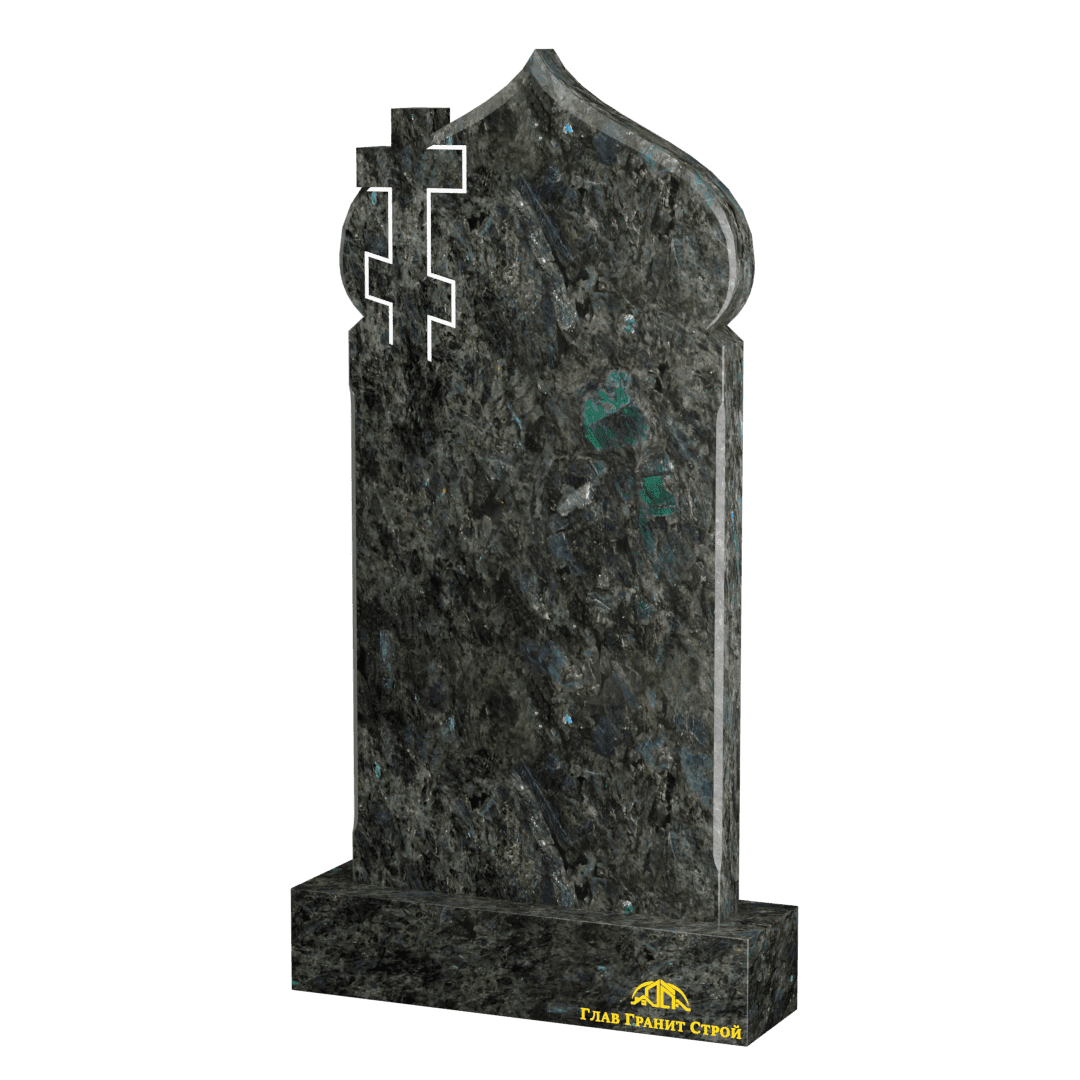 Купол из лабрадорита с крестом