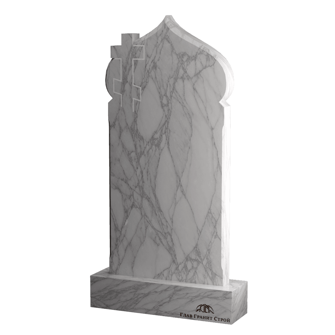 Купол из мрамора с крестом