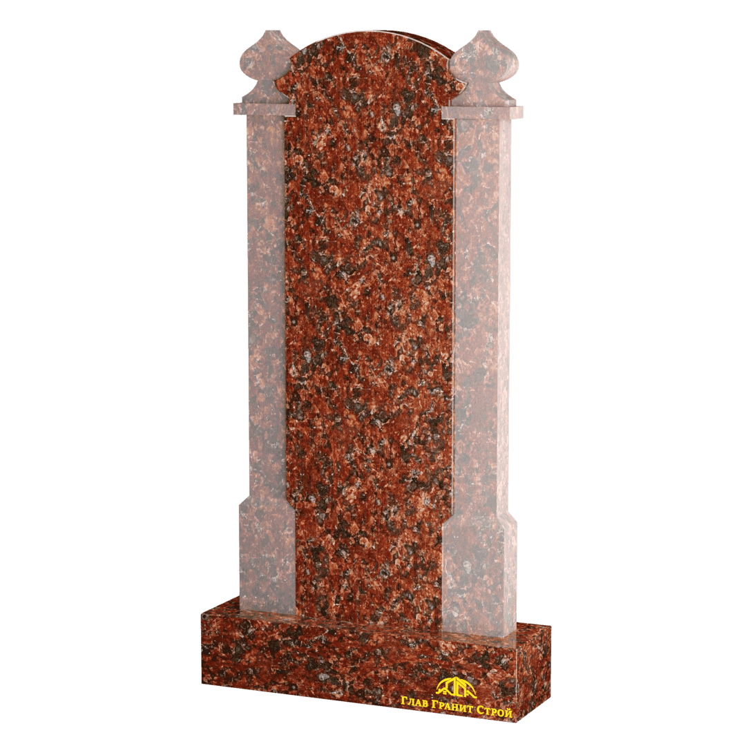 Памятник из капустинского гранита Храм с минаретами