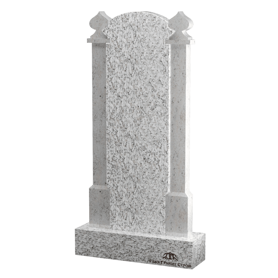Памятник из покостовского гранита Храм с минаретами