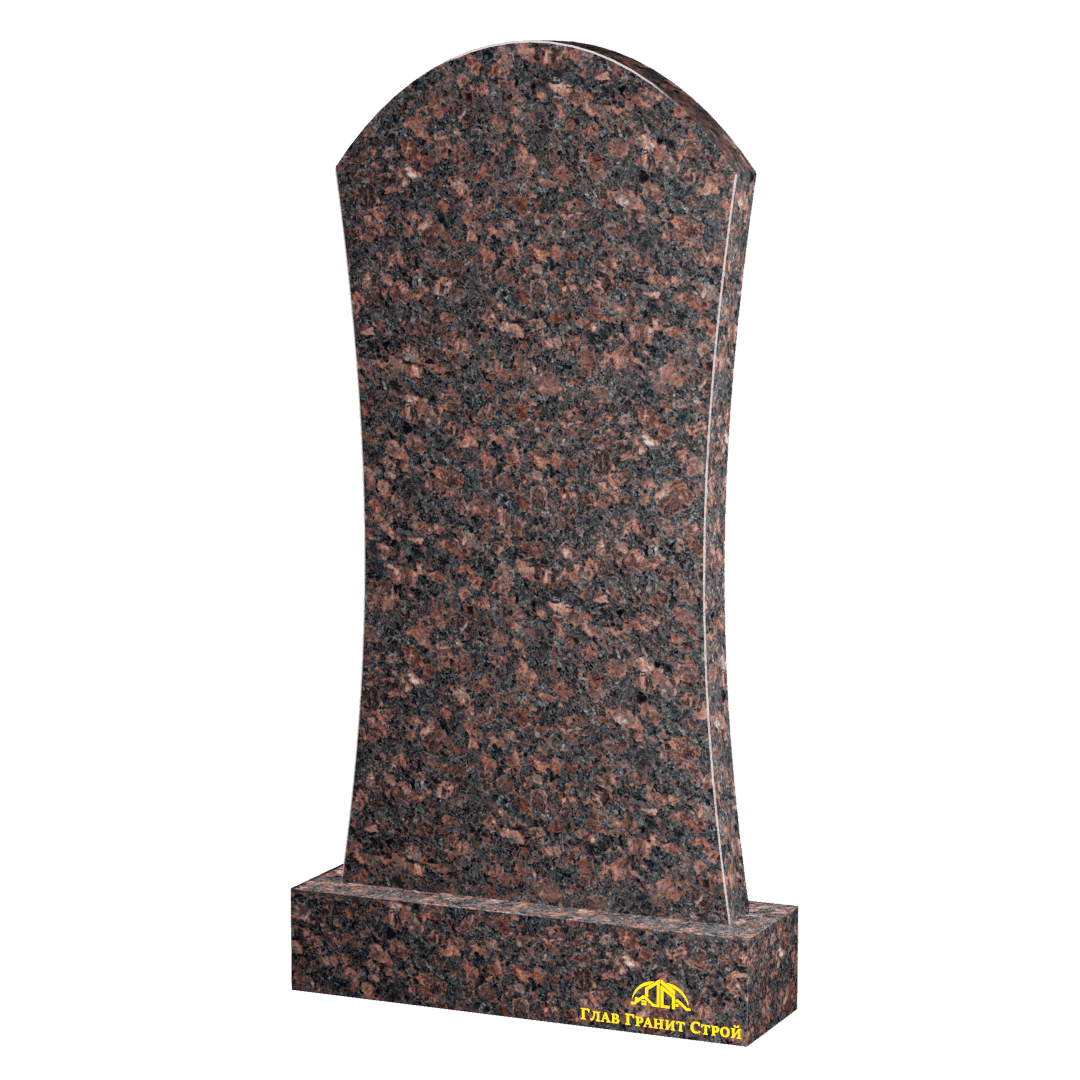 Арка из дымовского гранита с вогнутыми гранями