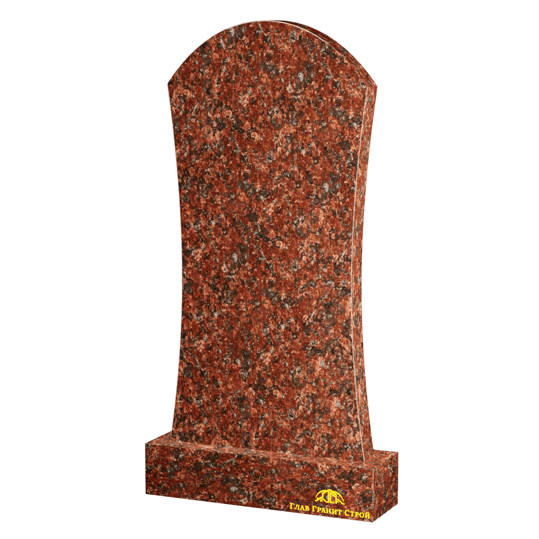 Арка из капустинского гранита с вогнутыми гранями