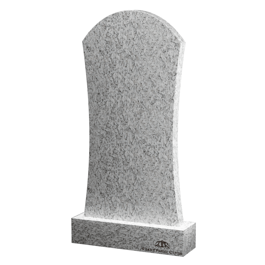 Арка из покостовского гранита с вогнутыми гранями