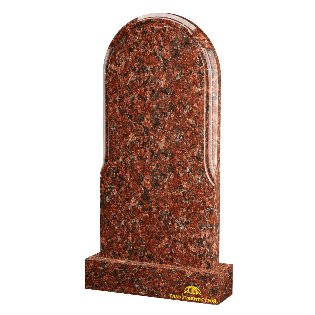 Арка из капустинского гранита с фигурными фасками