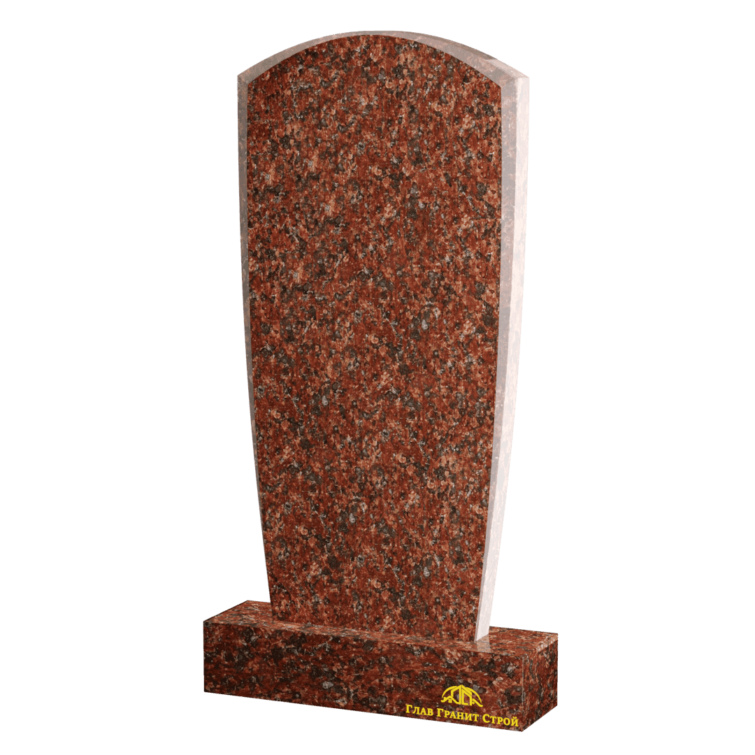 Арка из капустинского гранита с выпуклыми гранями