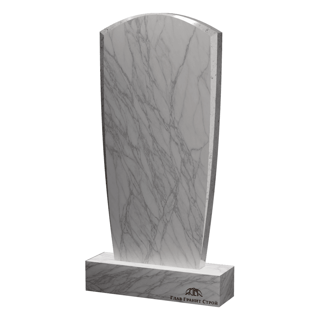 Арка из мрамора с выпуклыми гранями