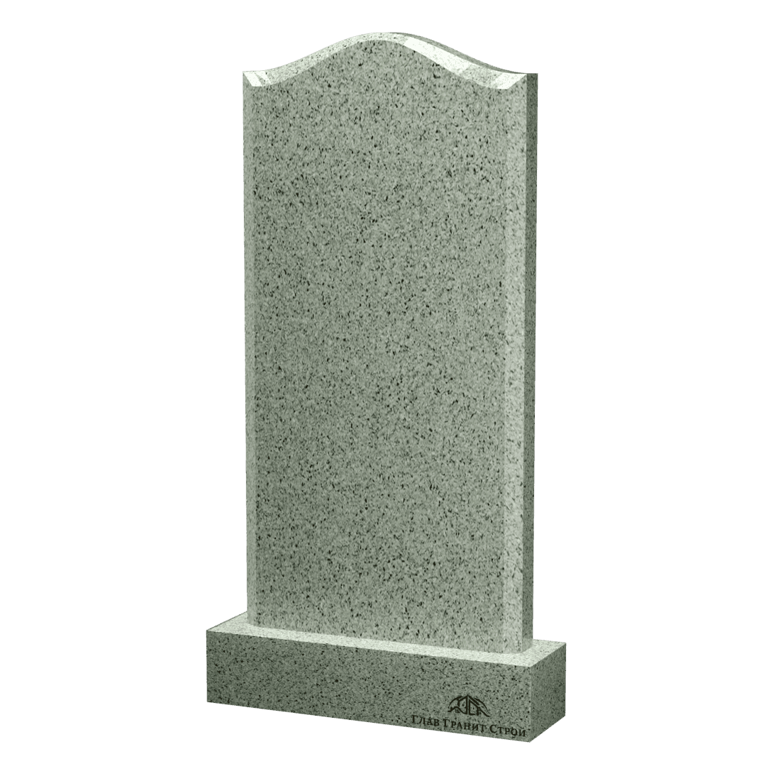 Вертикальный памятник из мансуровского гранита Наполеон с фаской