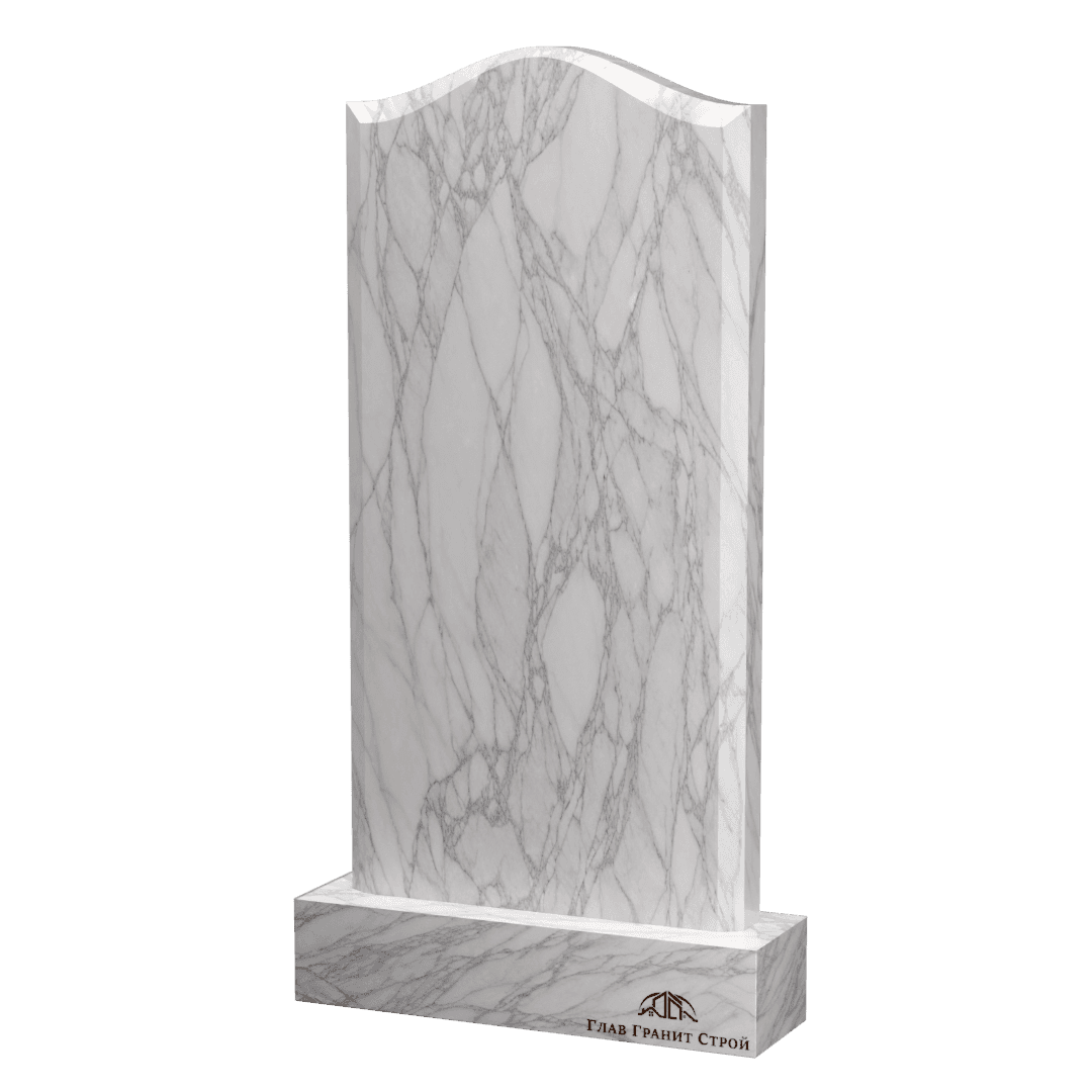 Вертикальный памятник из мрамора Наполеон с фаской