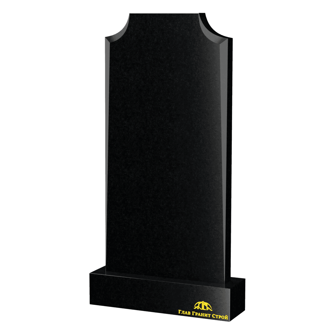 Вертикальный памятник из букинского гранита "Плечи" с фаской