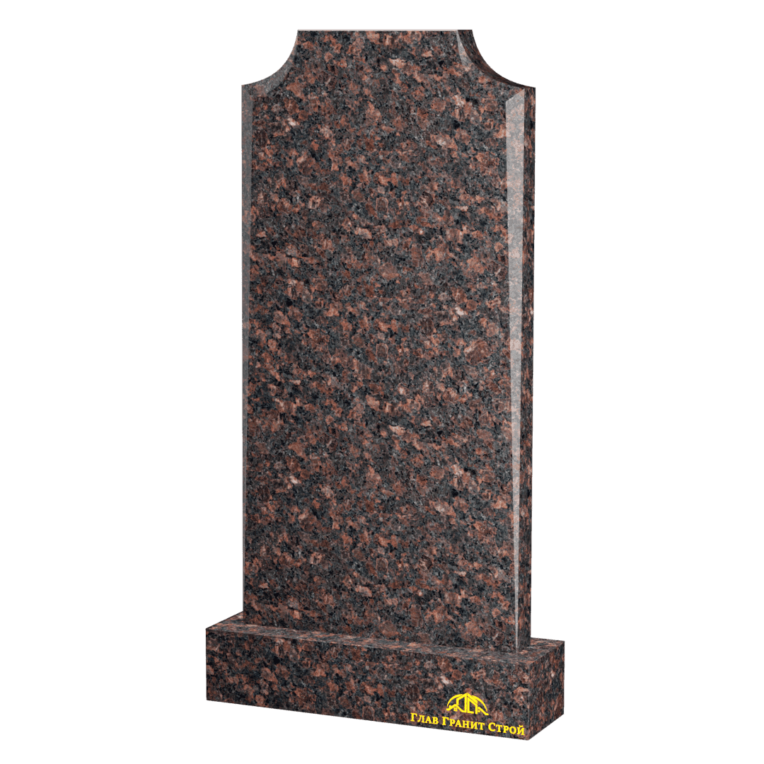 Вертикальный памятник из дымовского гранита "Плечи" с фаской