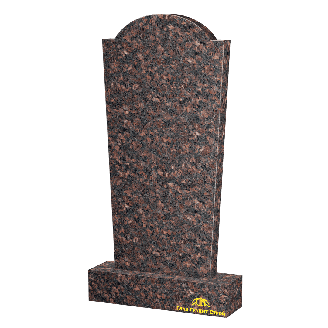 В05-04 Памятник из дымовского гранита Плечи с косыми гранями 