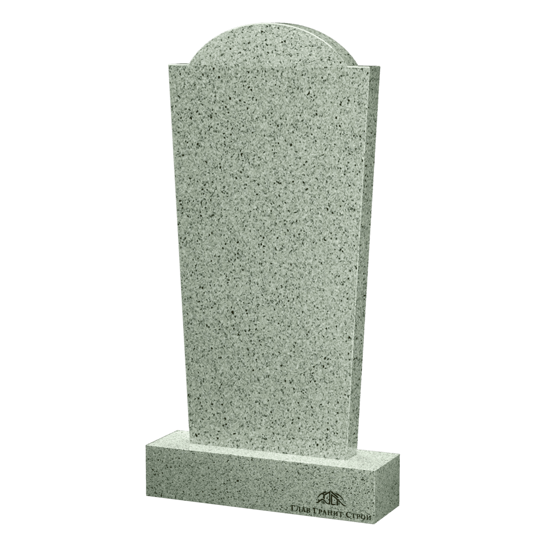 В05-04 Памятник из мансуровского гранита Плечи с косыми гранями 
