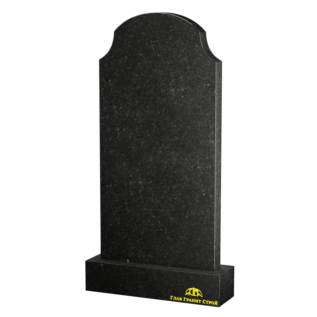 Вертикальный памятник "Вогнутые плечи" из габбро-диабаза