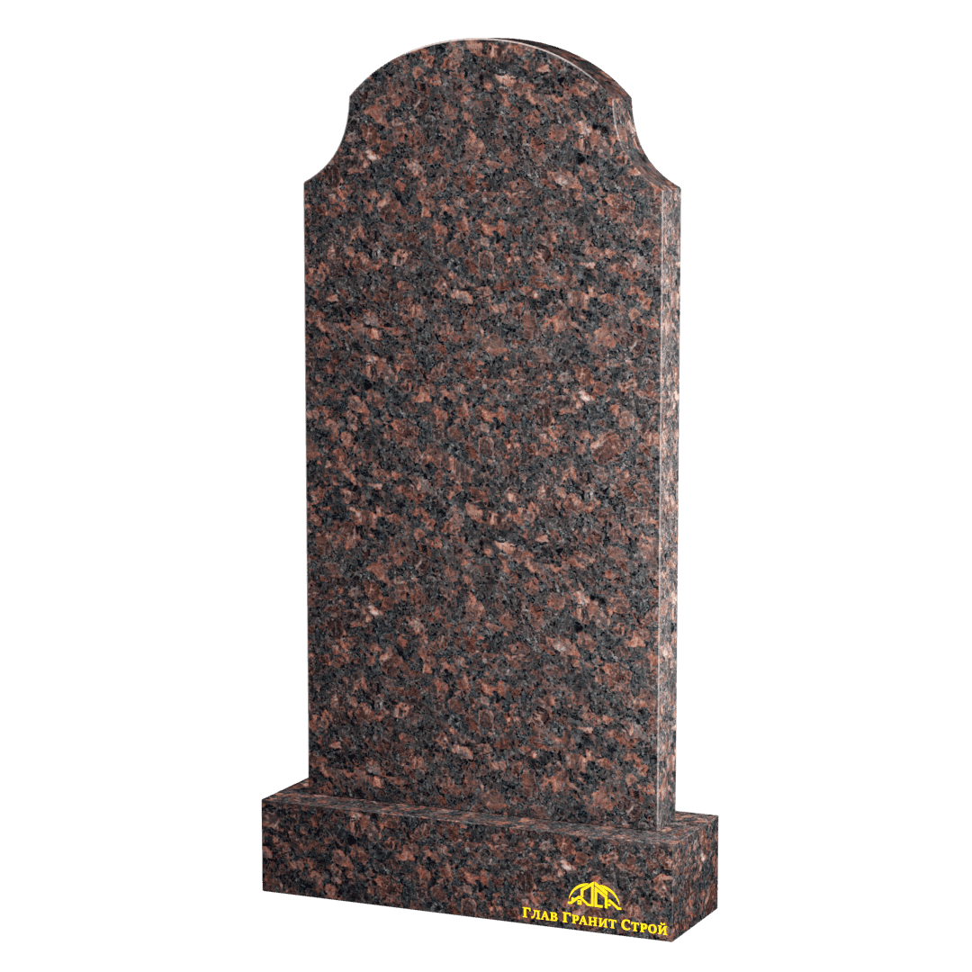 Вертикальный памятник "Вогнутые плечи" из дымовского гранита