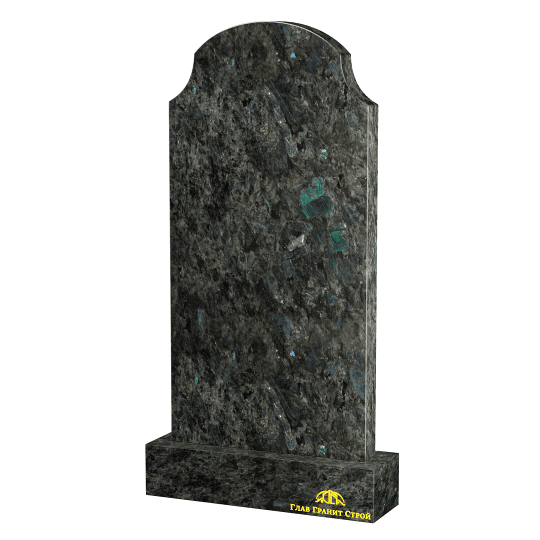 Вертикальный памятник "Вогнутые плечи" из лабрадорита