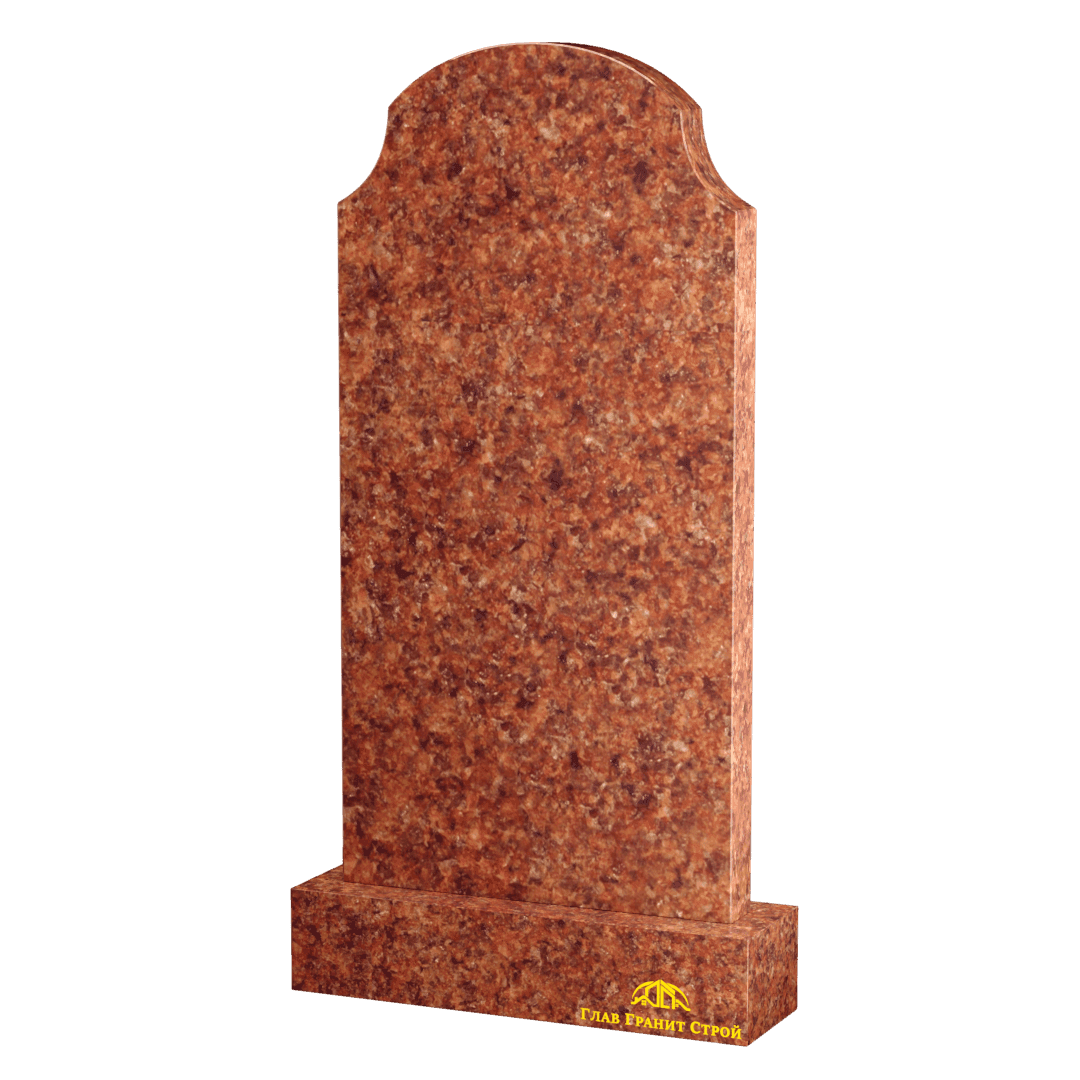 Вертикальный памятник "Вогнутые плечи" из лезниковского гранита