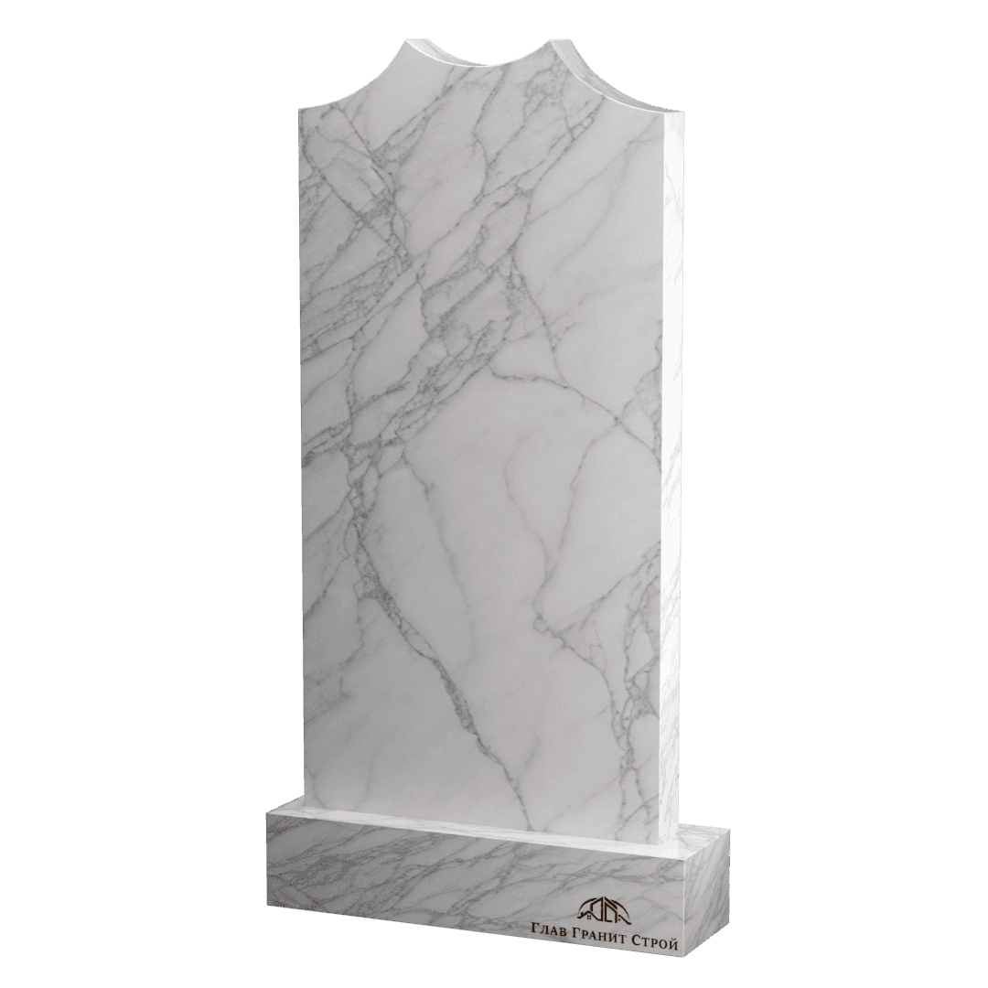 В05-08 Вертикальный памятник "Венец" из мрамора